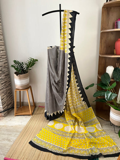 Bagru Pure Cotton Saree
