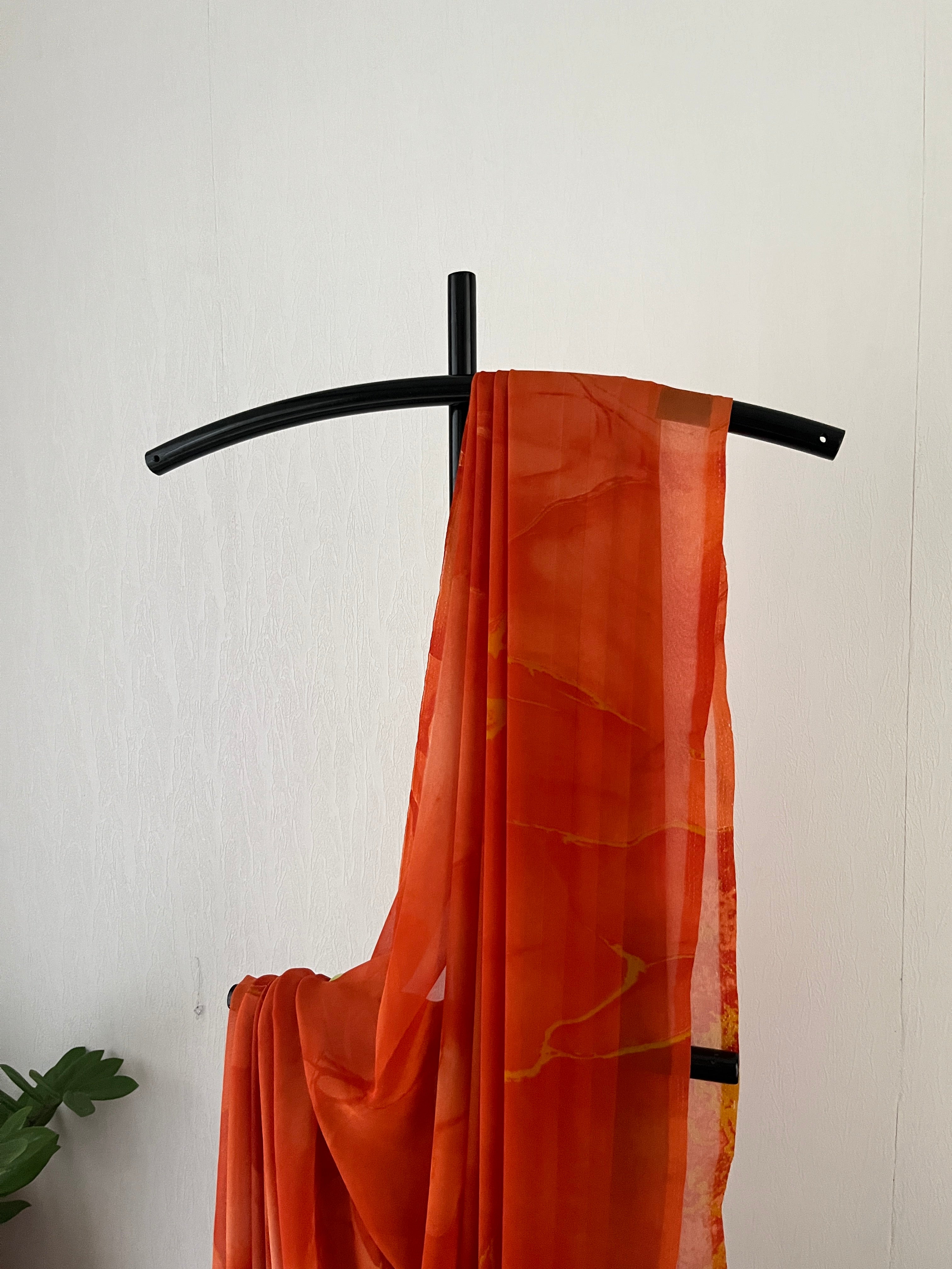 Sc-022 sunset chiffon saree