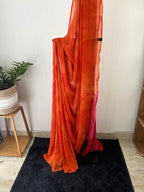 Sc-022 sunset chiffon saree