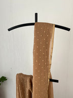 So-065 beige with golden polka dots