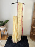 Sm-051 butter yellow with embroidery 100 count mul cotton