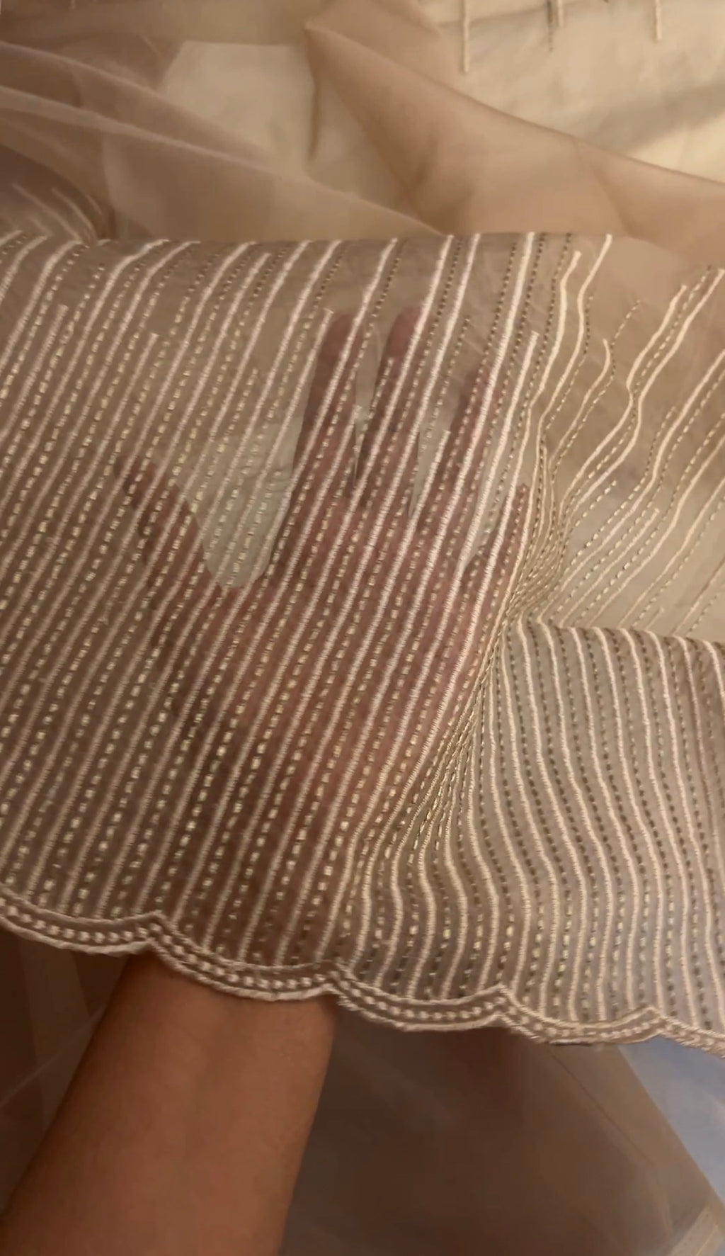 So-032 beige organza