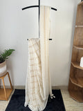 So-070 plain with golden zari stripes