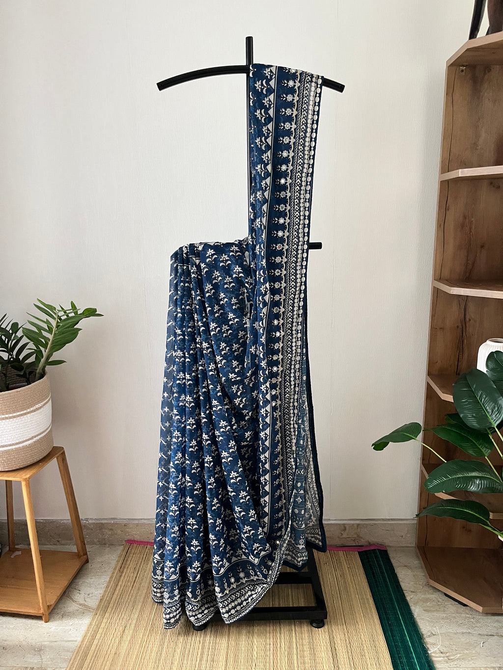 Blue, Kareena Kapoor Saree With Blouse Piece | Sg-006