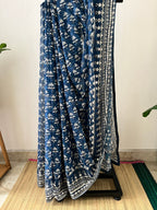 Blue, Kareena Kapoor Saree With Blouse Piece | Sg-006