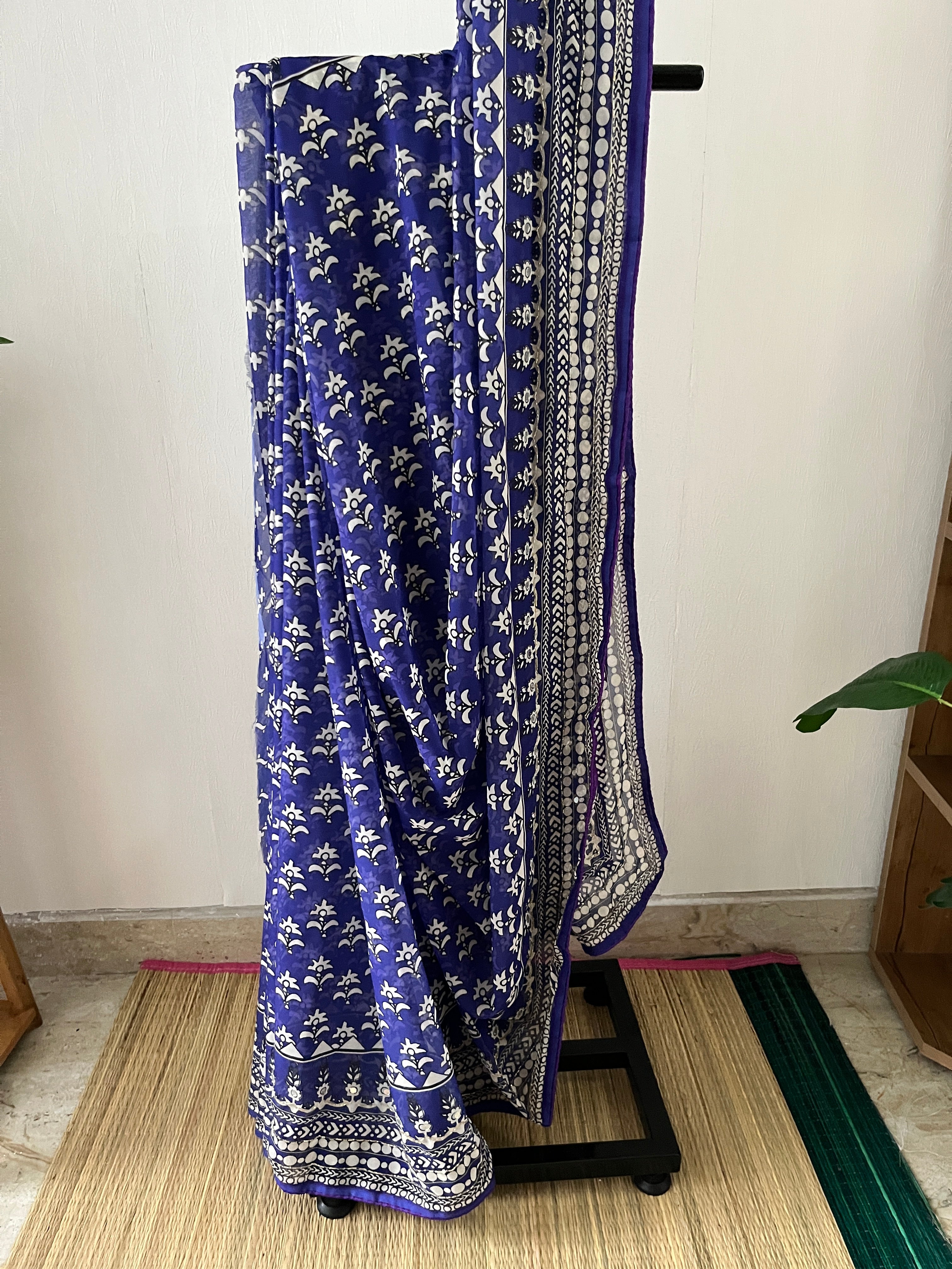 Violet, Kareena Kapoor Saree With Blouse Piece | Sg-007