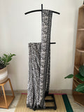 Black And White Kota Saree With Blouse Piece | Sk-003