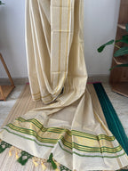 Tissue With Dark Green Stripes | Ks-011