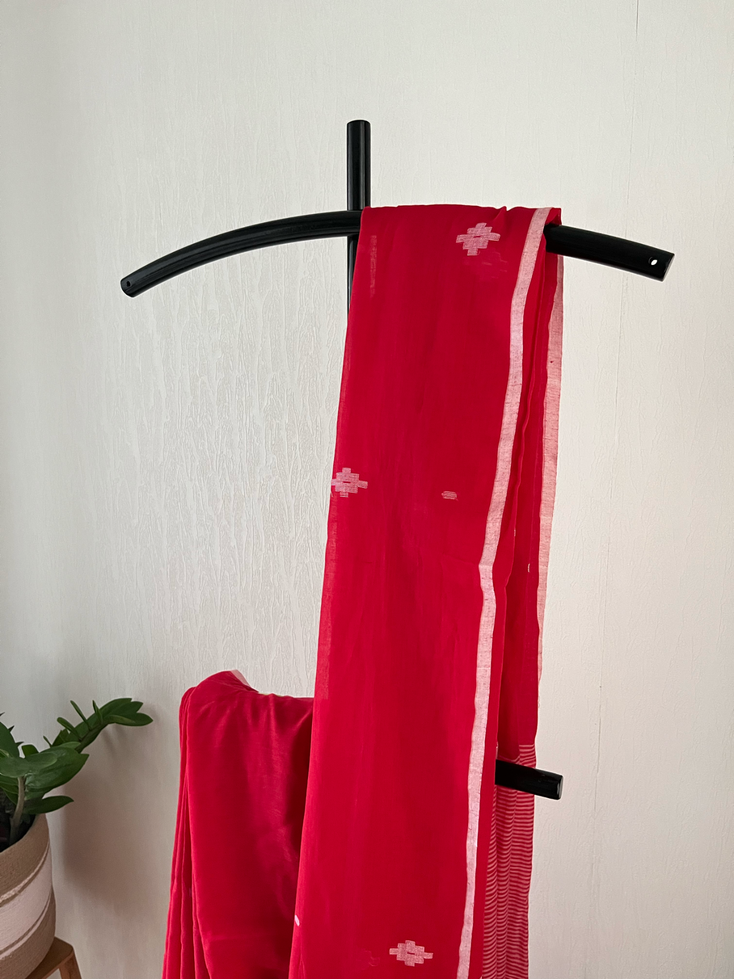 Red Jamdani | Sm-007