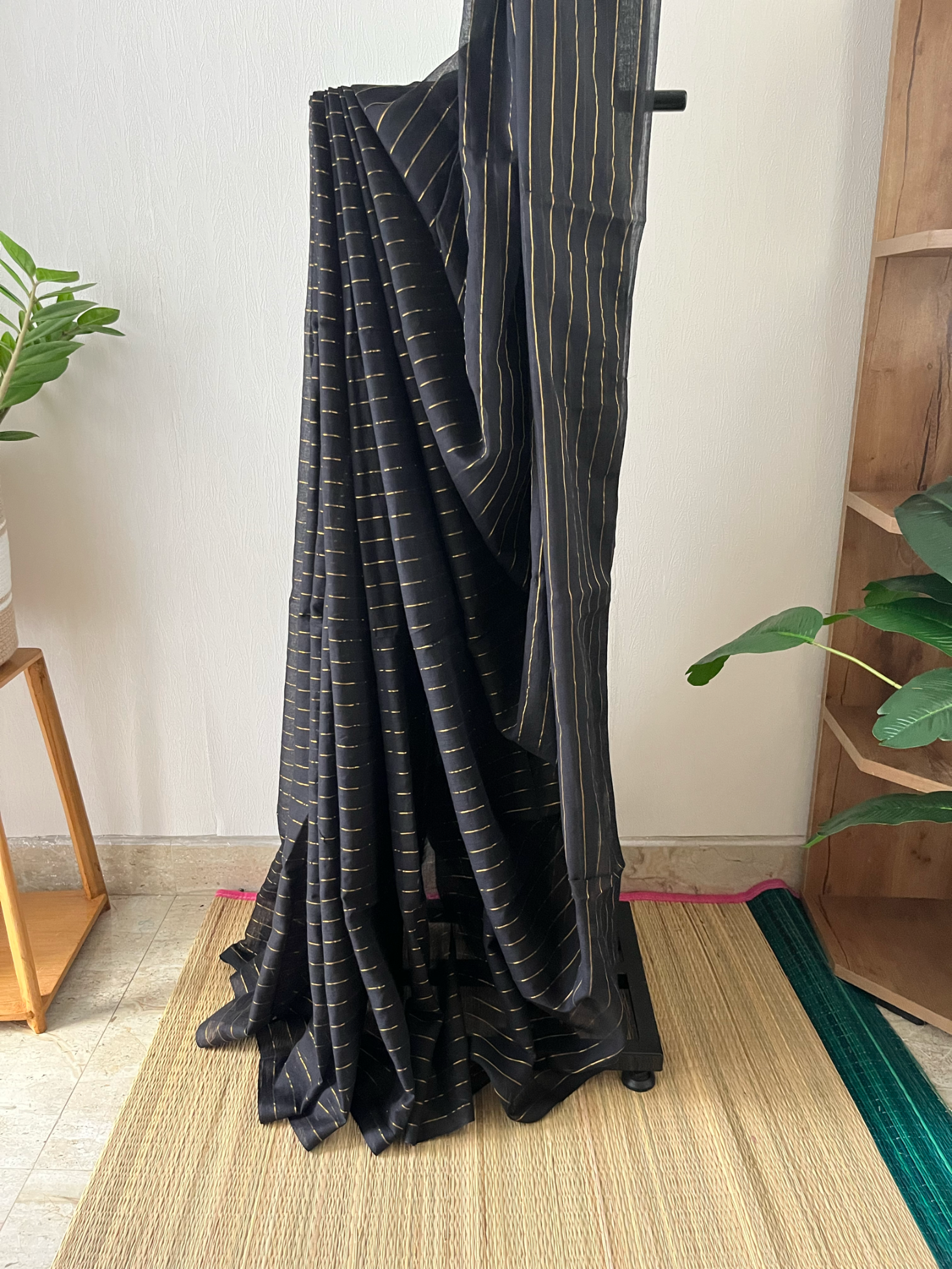 Black Zari Lines | Sm-022