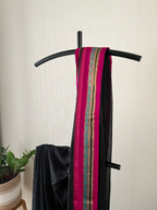 Black Kanchi With Blue & Pink Border | Sm-024