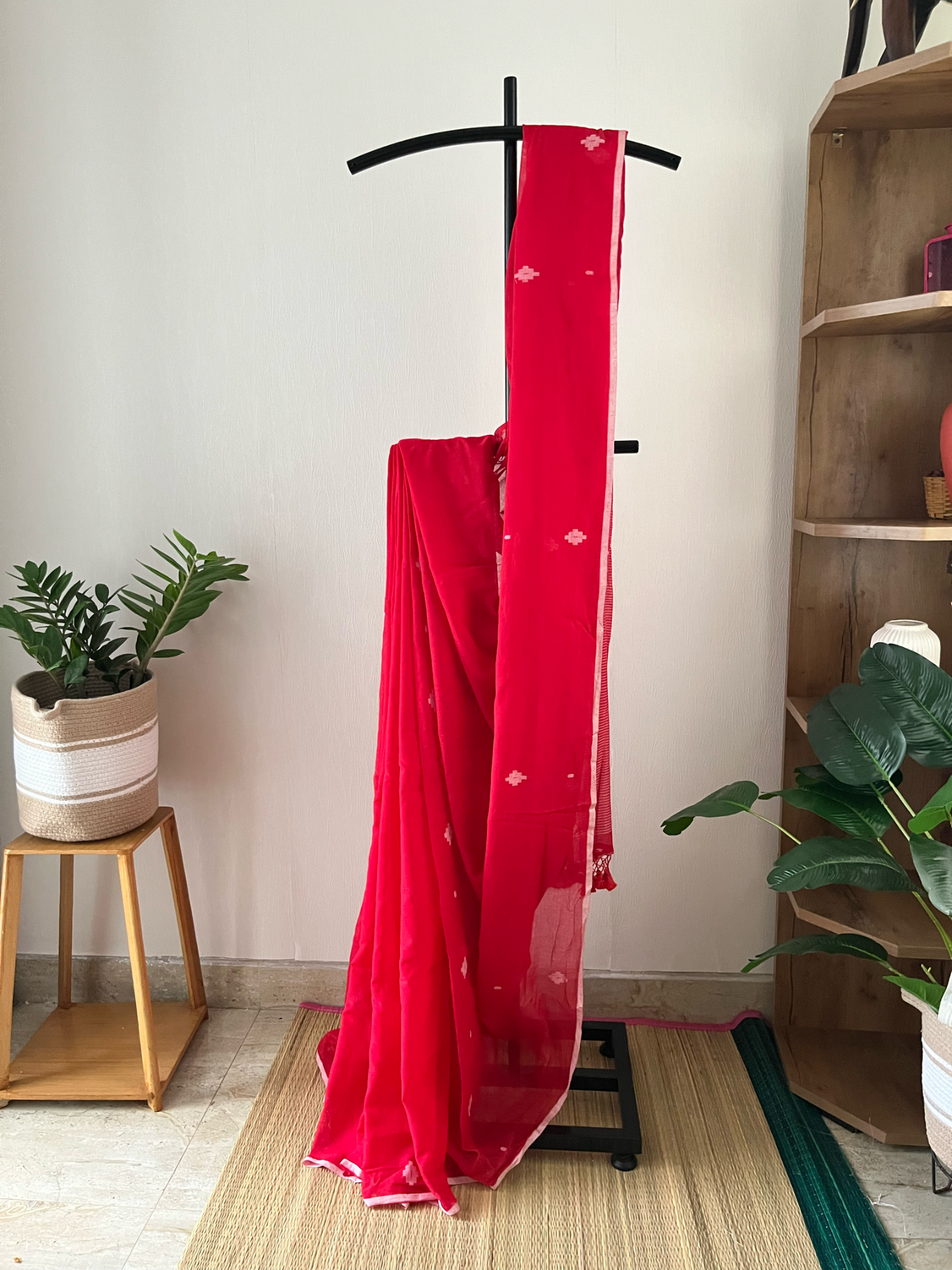 Red Jamdani | Sm-007