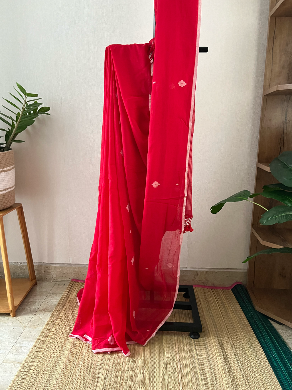 Red Jamdani | Sm-007