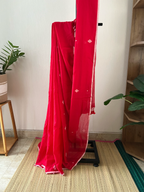 Red Jamdani | Sm-007