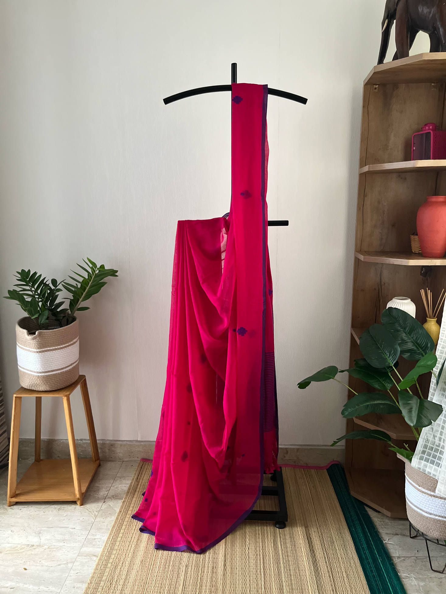 Pink Jamdani | Sm-008