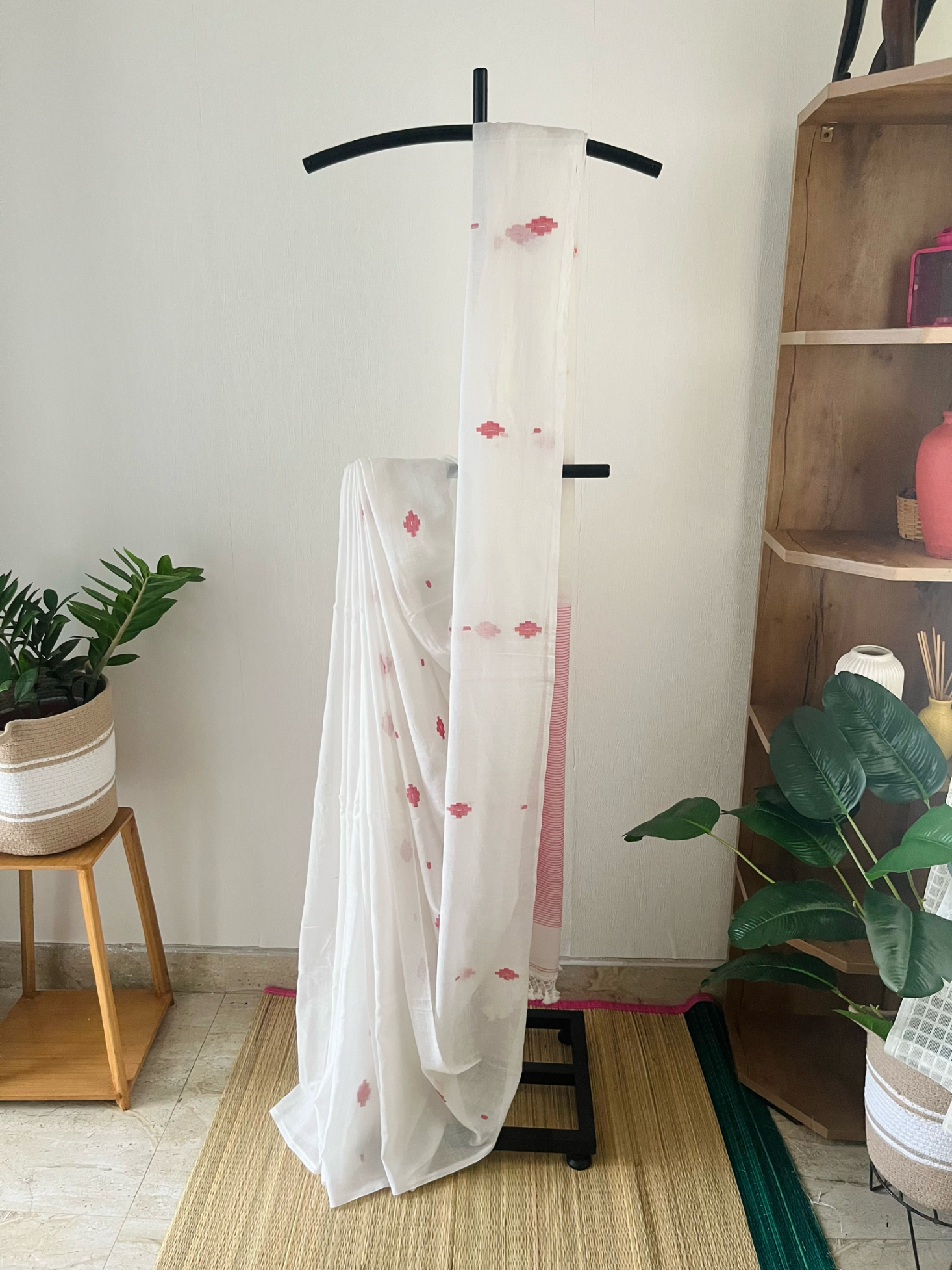 White Jamdani | Sm-009