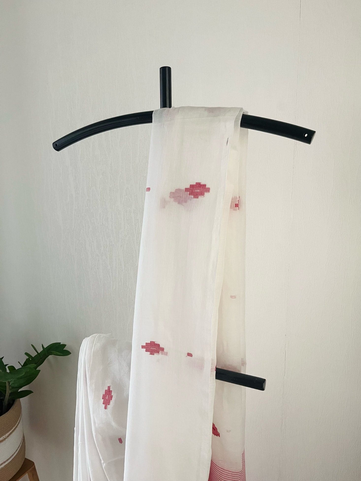 White Jamdani | Sm-009