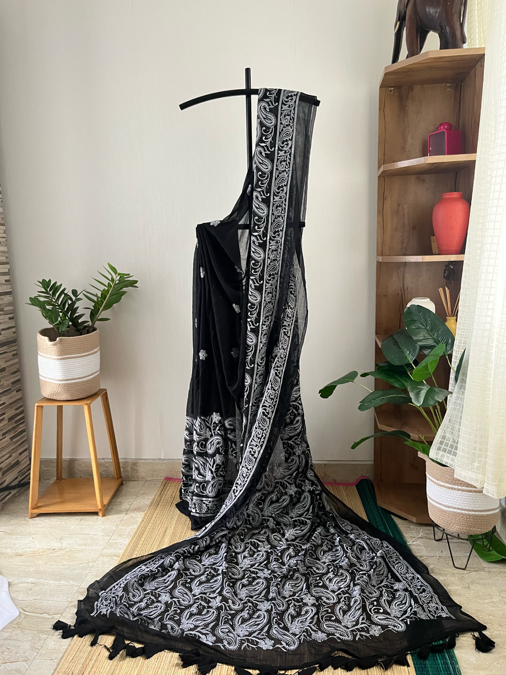 Black & White Chikankari | Sm-014