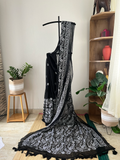 Black & White Chikankari | Sm-014
