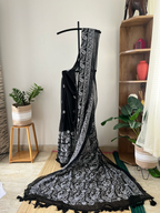 Black & White Chikankari | Sm-014