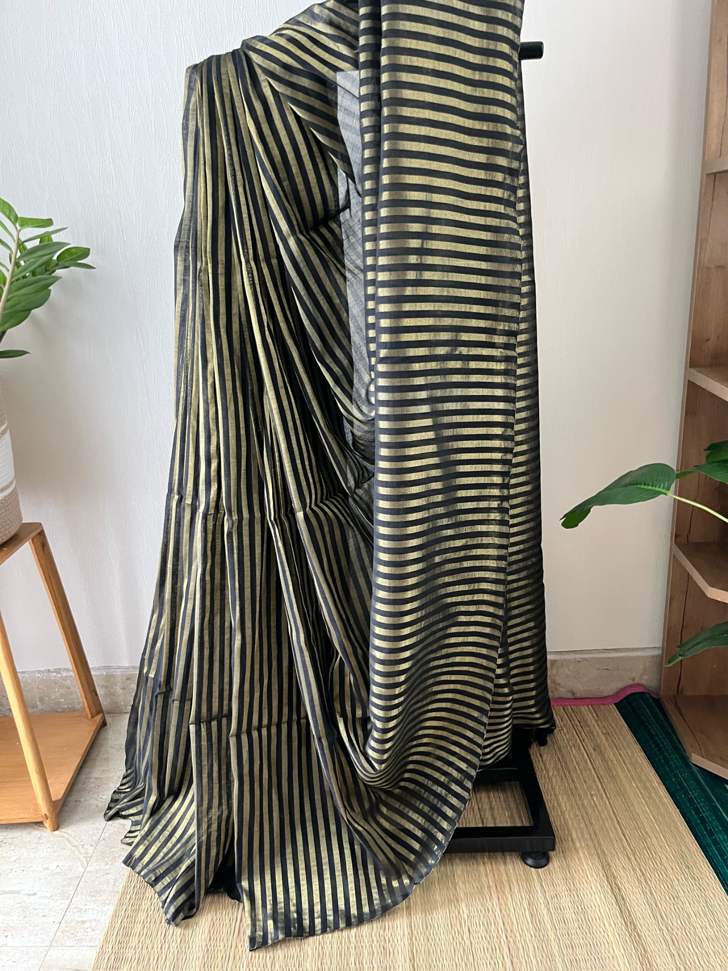 Lehariya Black Mul Tissue | Sm-016