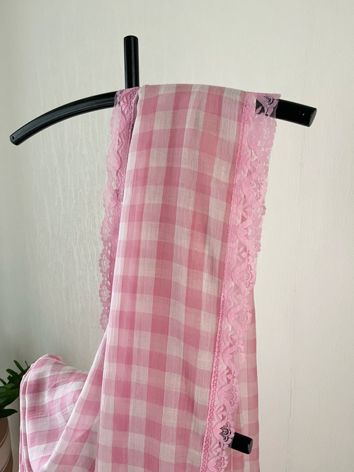 Baby Pink Check | Sm-012