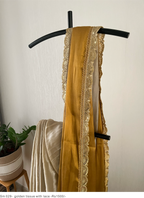 Golden Tissue With Lace | Sm-029
