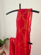 Orange Lehar Zari Mul Cotton | Sm-021