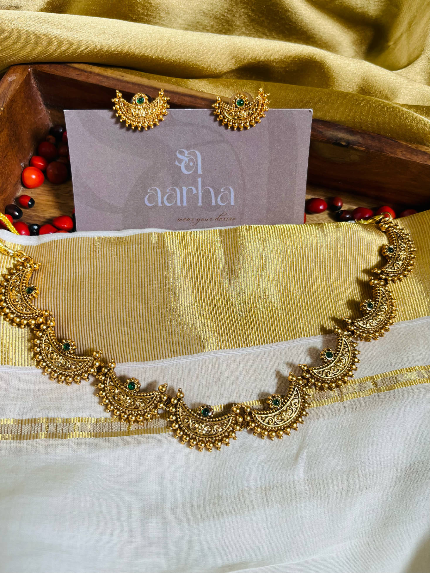 Ardhachandra Necklace | Jn-009