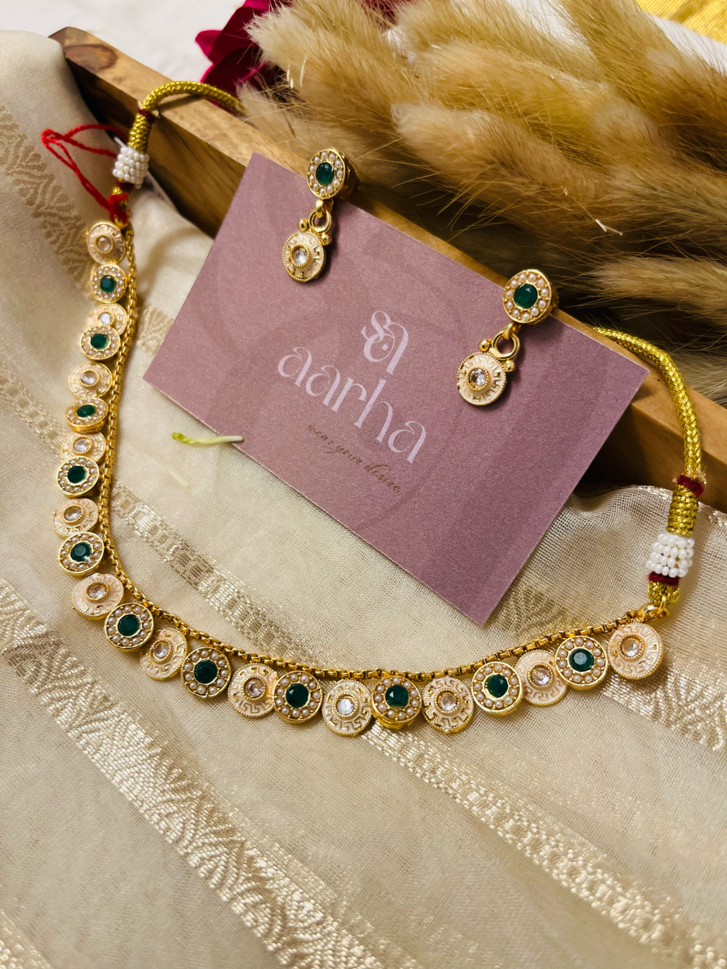Emerald Meenakari | N011